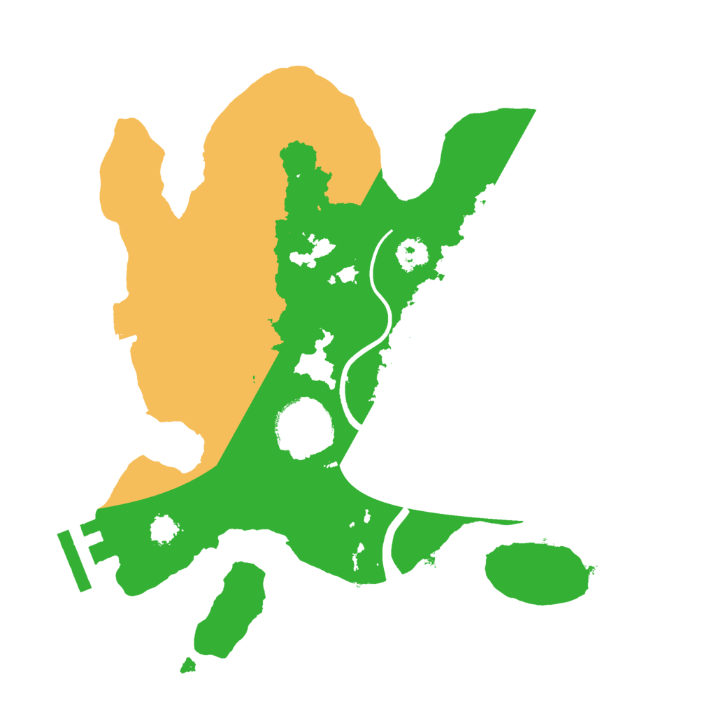 Biome Rust Map: Procedural Map, Size: 2300, Seed: 2097266184