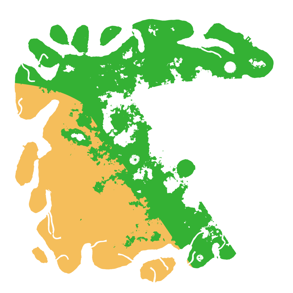Biome Rust Map: Procedural Map, Size: 4500, Seed: 880265534