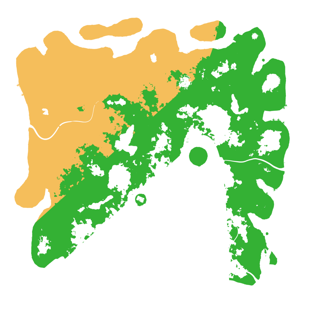 Biome Rust Map: Procedural Map, Size: 4500, Seed: 347998715