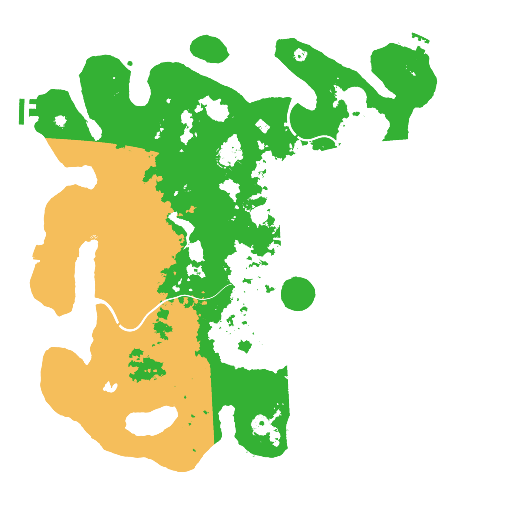 Biome Rust Map: Procedural Map, Size: 4000, Seed: 39397736