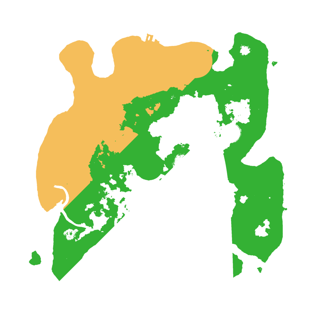 Biome Rust Map: Procedural Map, Size: 3000, Seed: 720608