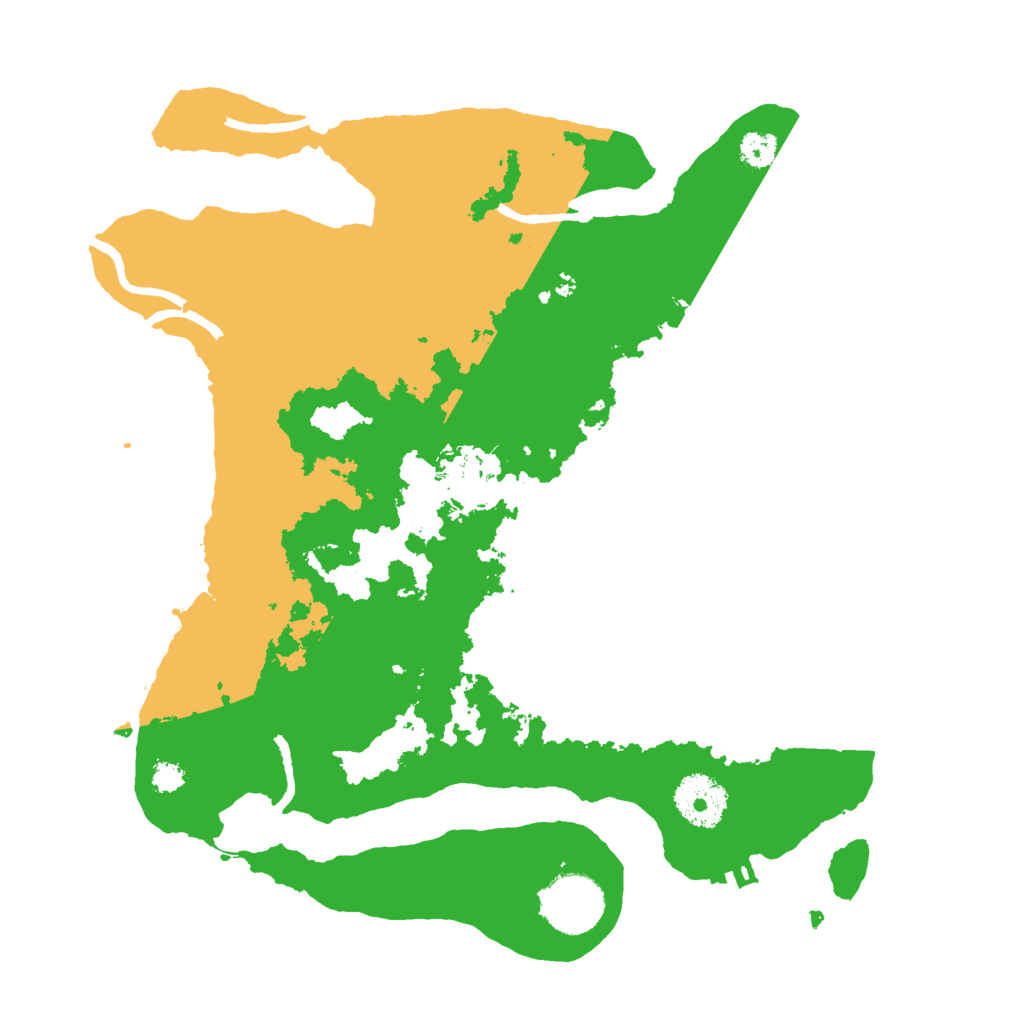 Biome Rust Map: Procedural Map, Size: 3000, Seed: 55488