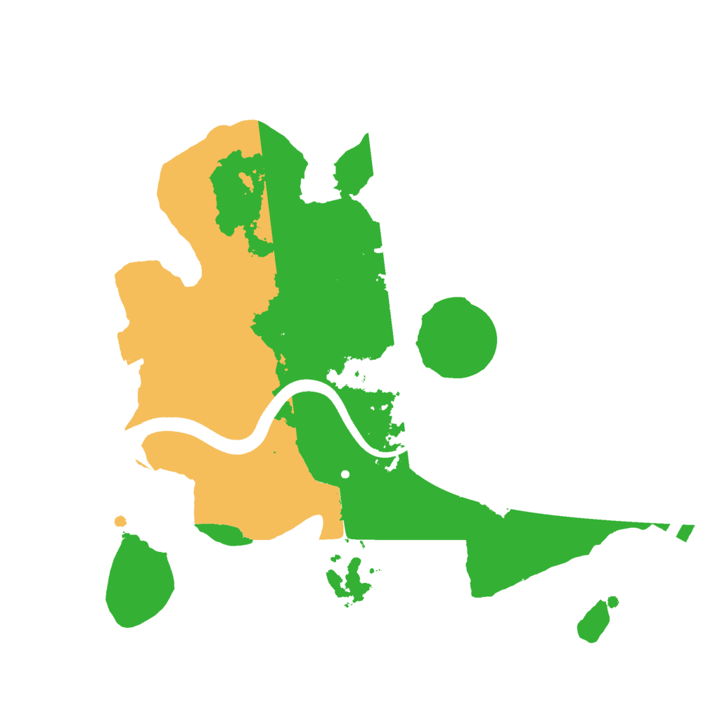 Biome Rust Map: Procedural Map, Size: 2500, Seed: 326654263