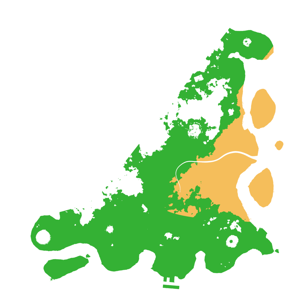Biome Rust Map: Procedural Map, Size: 3750, Seed: 1699680606