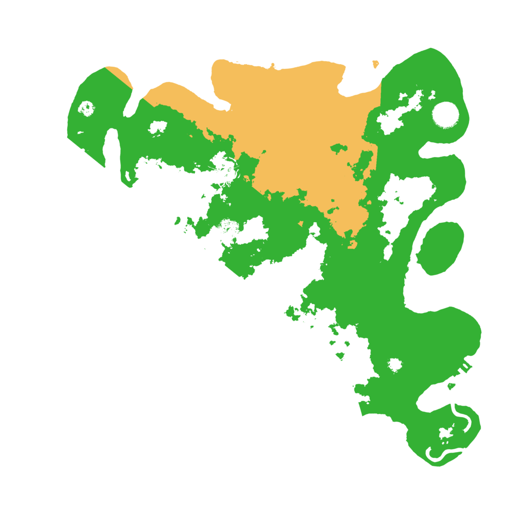 Biome Rust Map: Procedural Map, Size: 3500, Seed: 3215845