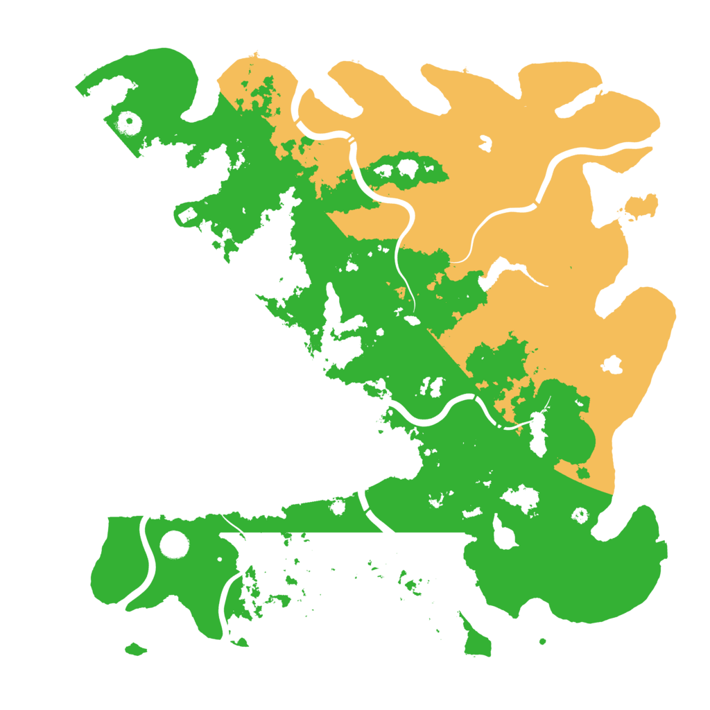 Biome Rust Map: Procedural Map, Size: 4500, Seed: 11123
