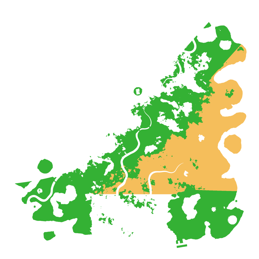 Biome Rust Map: Procedural Map, Size: 5000, Seed: 75135