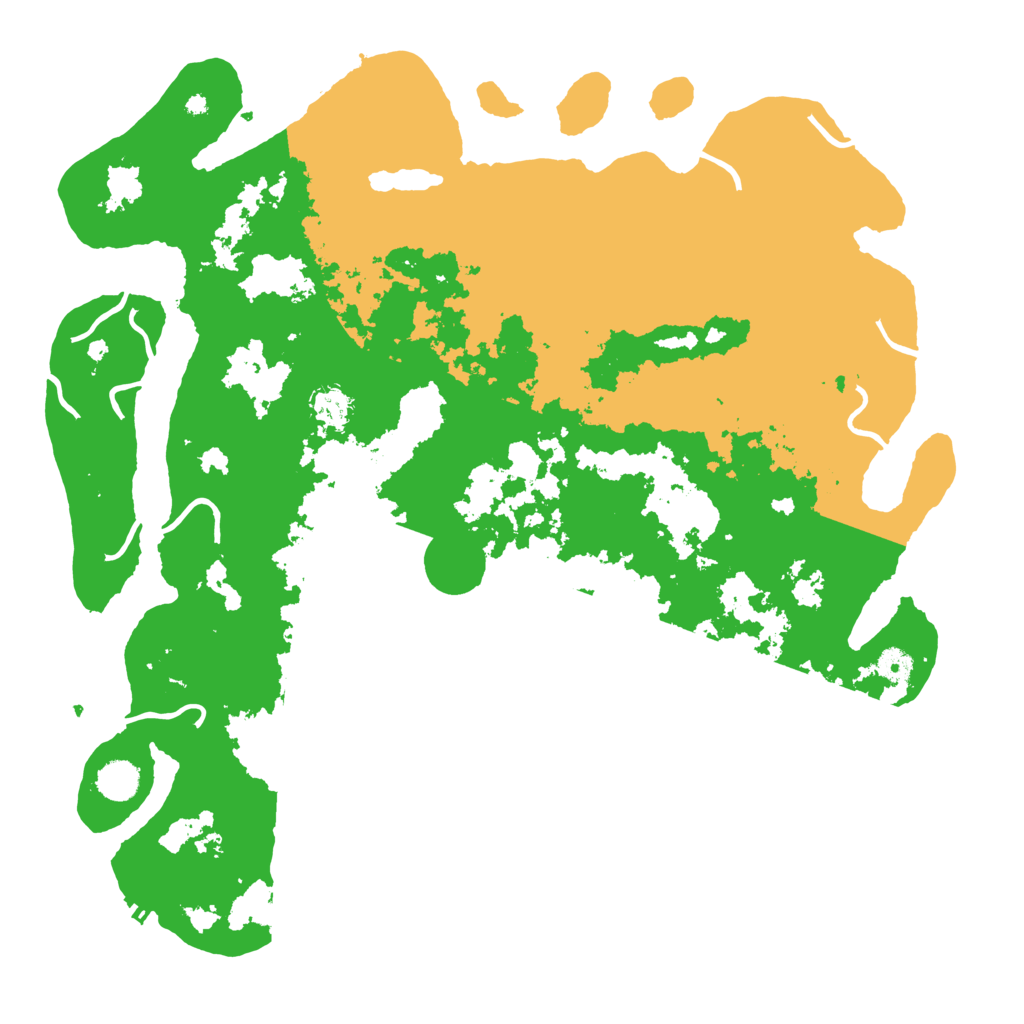 Biome Rust Map: Procedural Map, Size: 4500, Seed: 1999215787