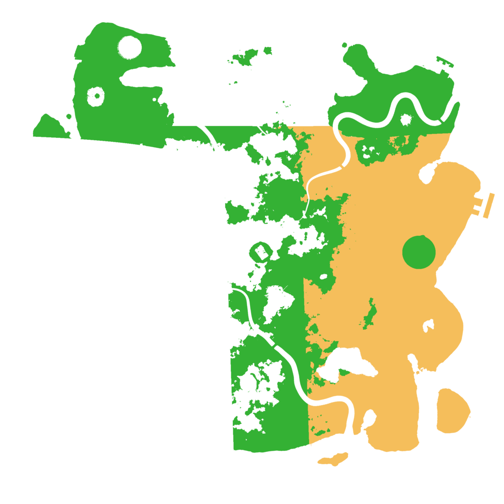 Biome Rust Map: Procedural Map, Size: 4000, Seed: 7780372