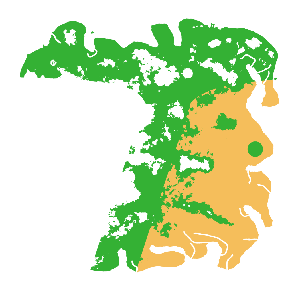 Biome Rust Map: Procedural Map, Size: 5000, Seed: 1336450532