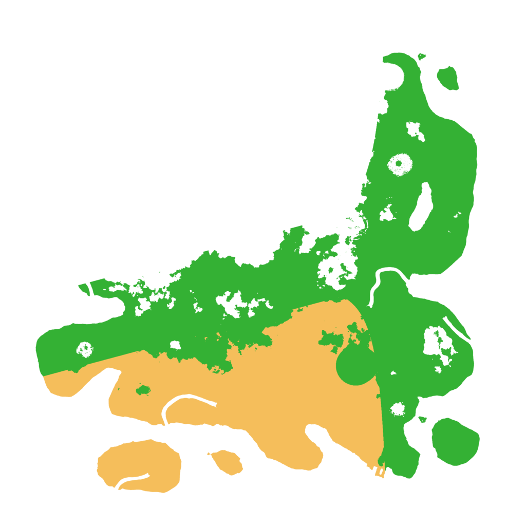 Biome Rust Map: Procedural Map, Size: 3500, Seed: 1594761928