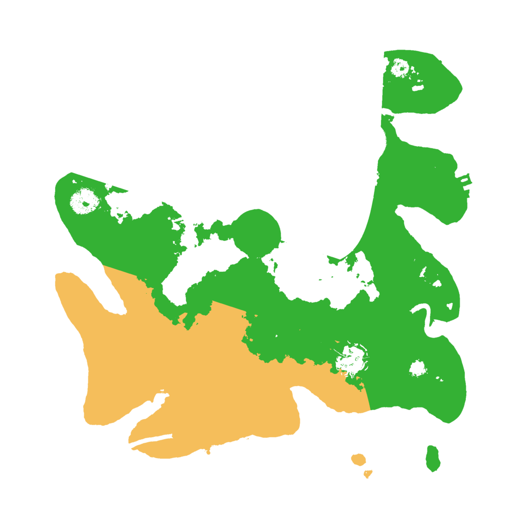 Biome Rust Map: Procedural Map, Size: 3000, Seed: 870338145