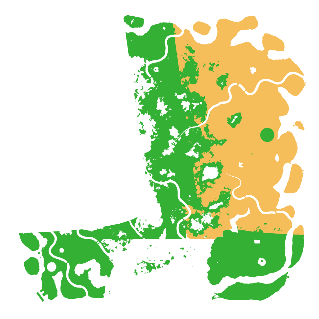Biome Rust Map: Procedural Map, Size: 6000, Seed: 1932735275