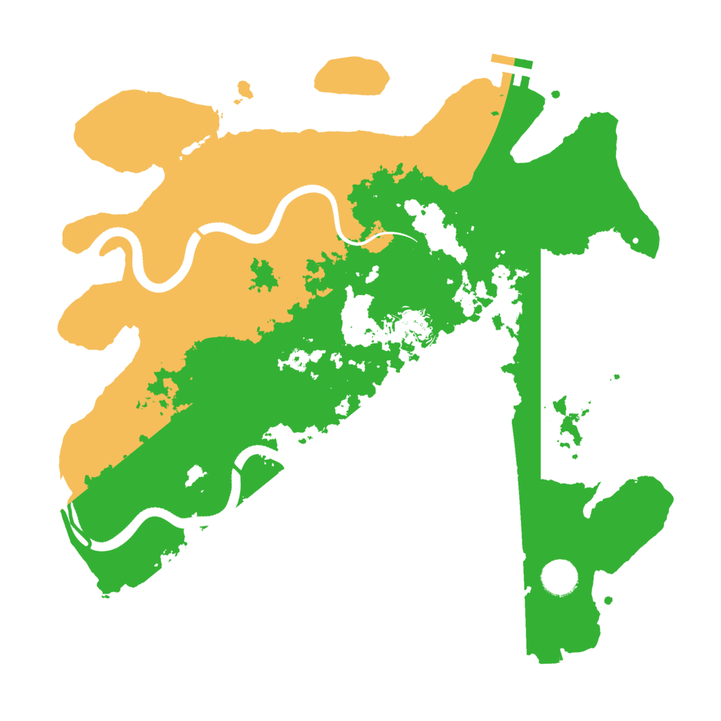 Biome Rust Map: Procedural Map, Size: 3500, Seed: 1069604912
