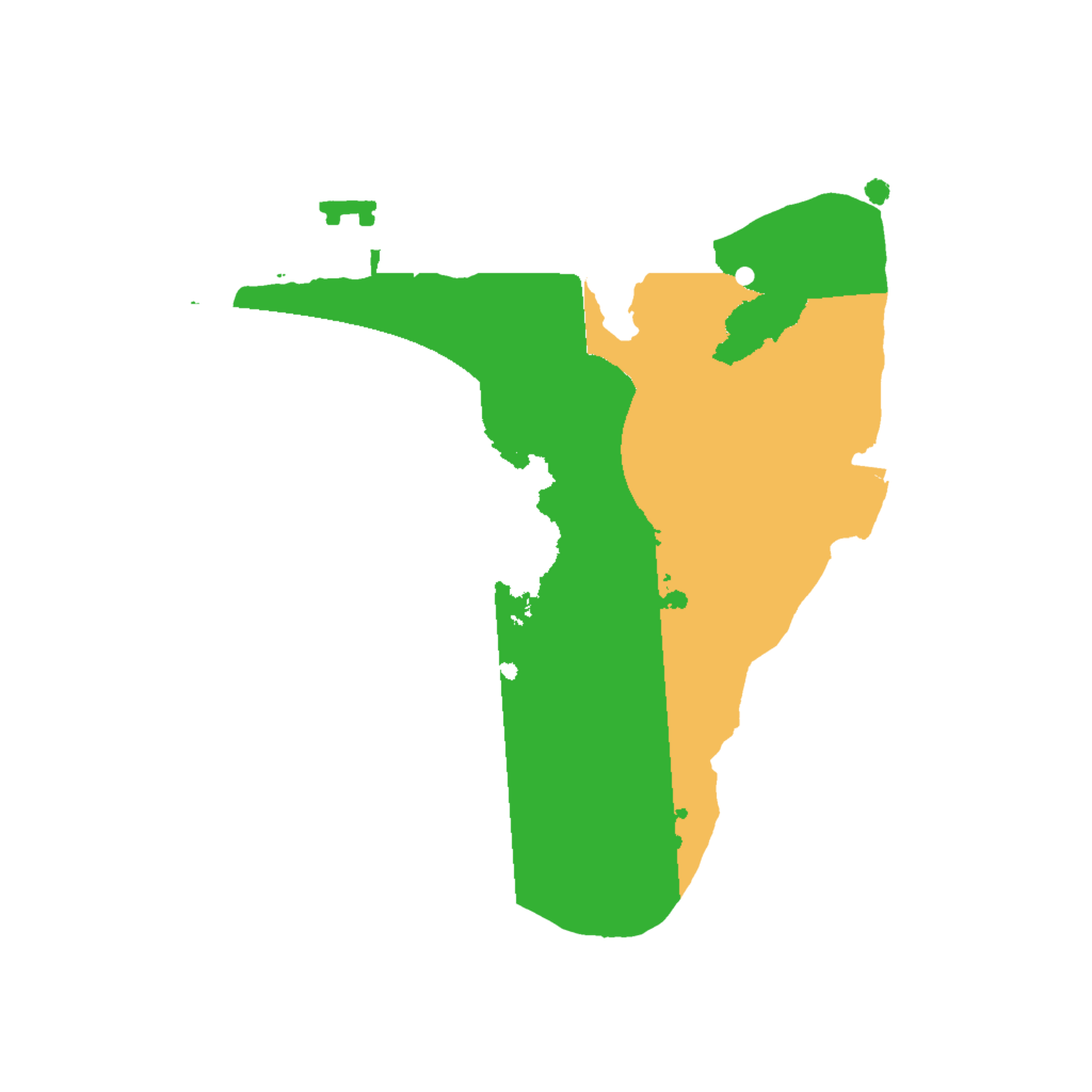 Biome Rust Map: Procedural Map, Size: 1750, Seed: 444315723