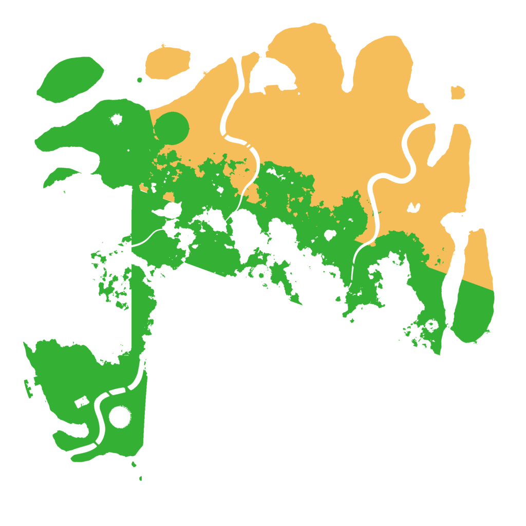 Biome Rust Map: Procedural Map, Size: 4250, Seed: 570267945
