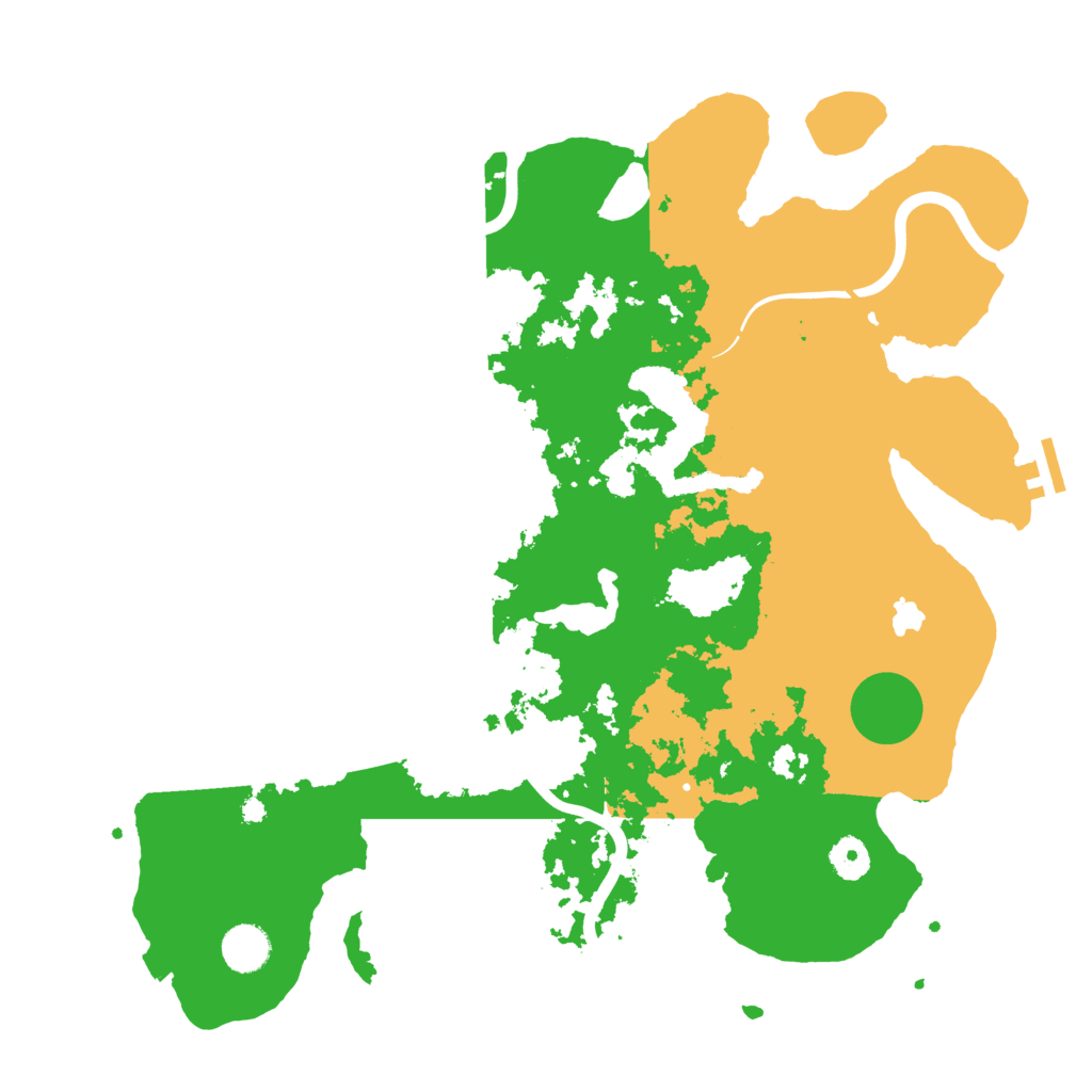 Biome Rust Map: Procedural Map, Size: 4000, Seed: 75442187
