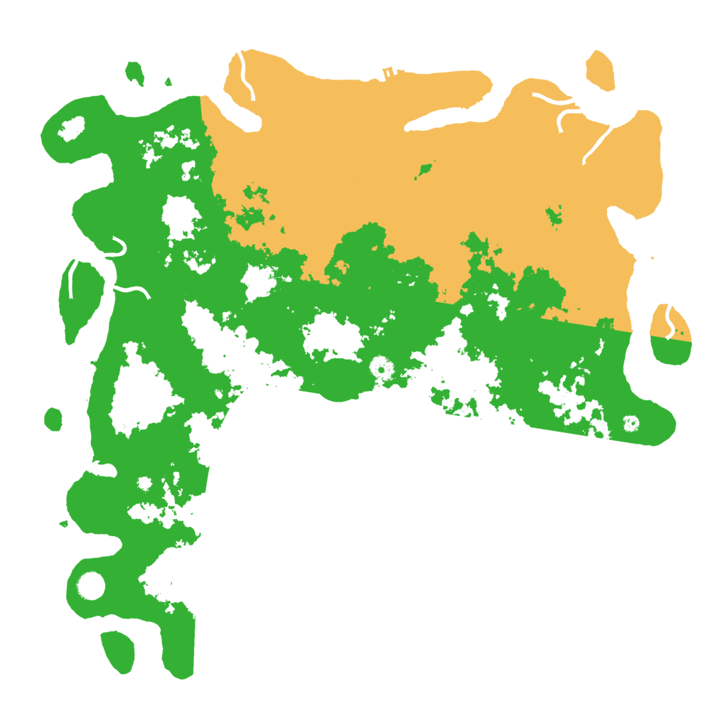 Biome Rust Map: Procedural Map, Size: 4600, Seed: 1146038