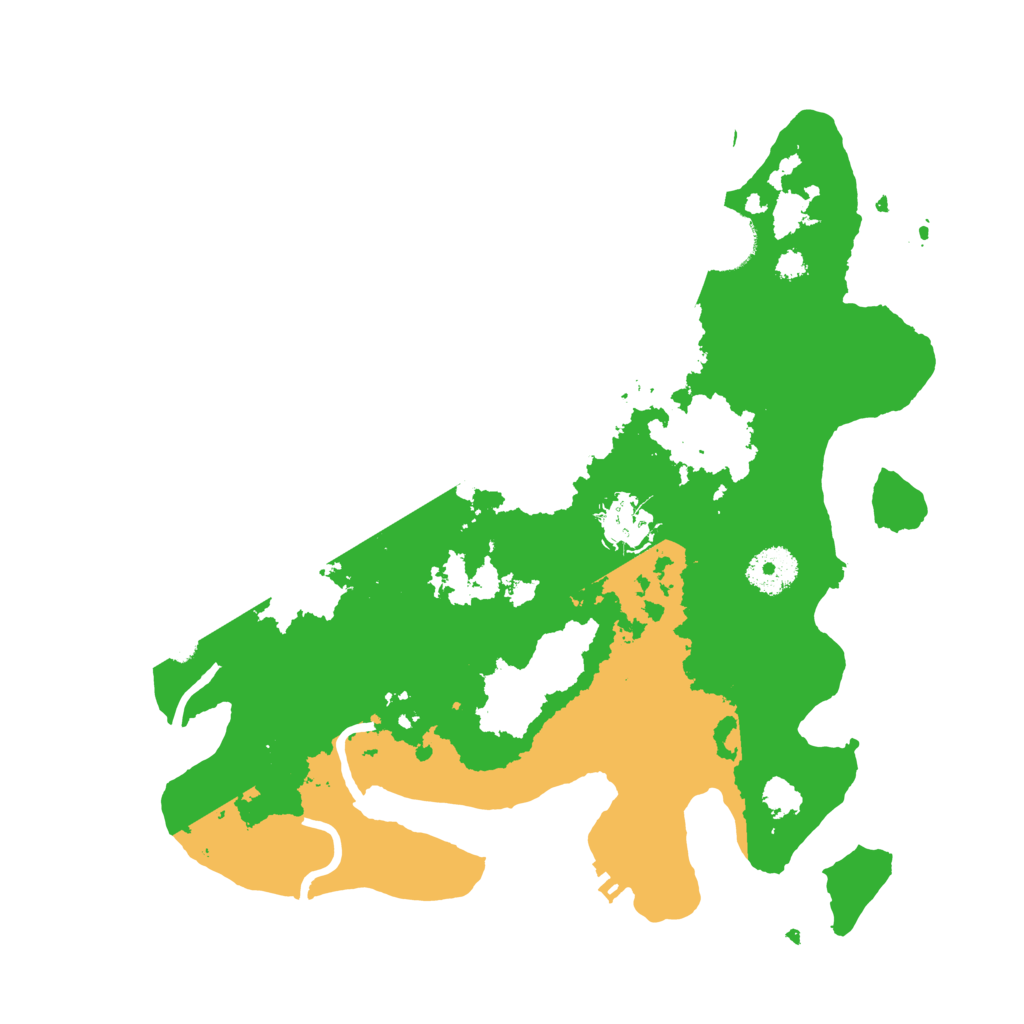 Biome Rust Map: Procedural Map, Size: 3250, Seed: 581267849