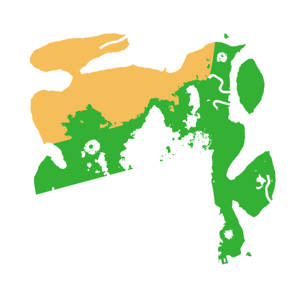 Biome Rust Map: Procedural Map, Size: 3000, Seed: 68935