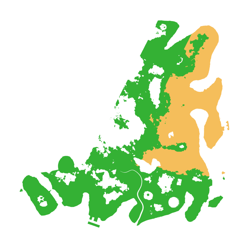 Biome Rust Map: Procedural Map, Size: 4000, Seed: 1553258638