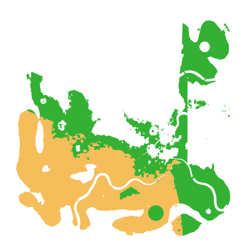 Biome Rust Map: Procedural Map, Size: 4250, Seed: 61827699