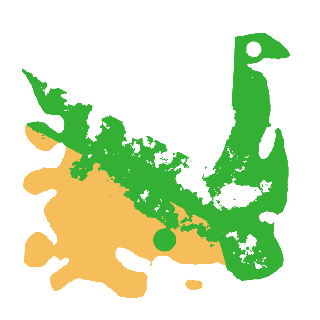 Biome Rust Map: Barren, Size: 3700, Seed: 444