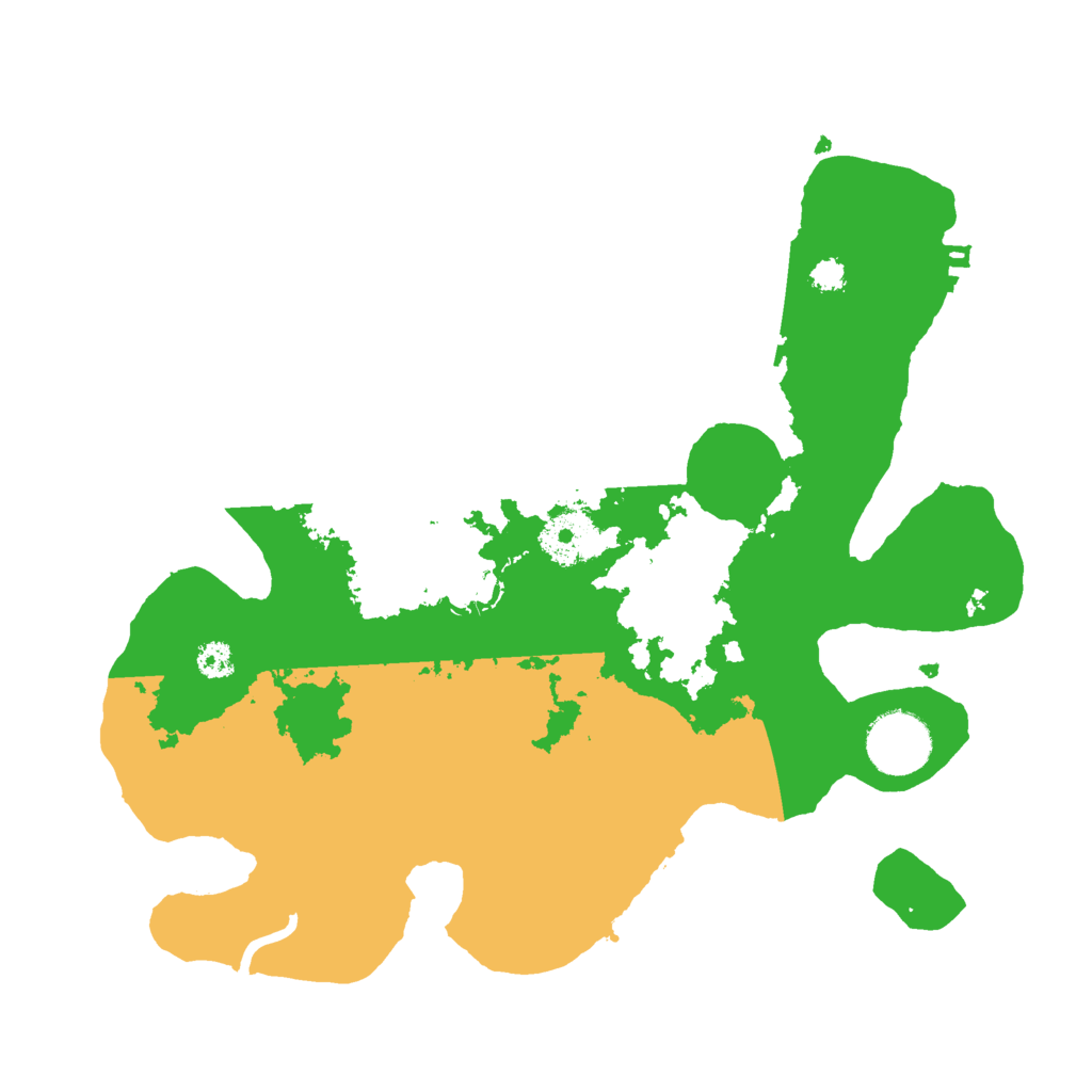 Biome Rust Map: Procedural Map, Size: 3000, Seed: 2441722