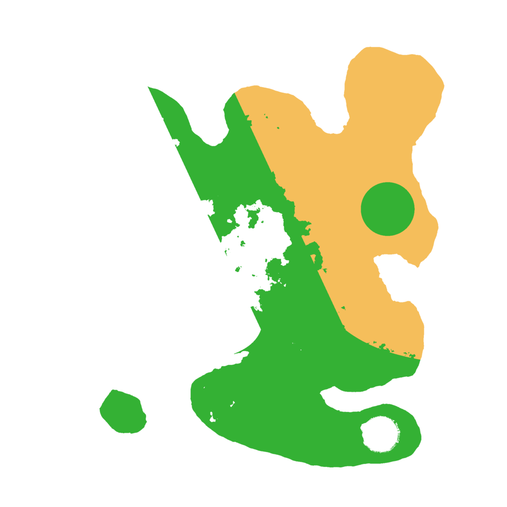 Biome Rust Map: Barren, Size: 2500, Seed: 78784747