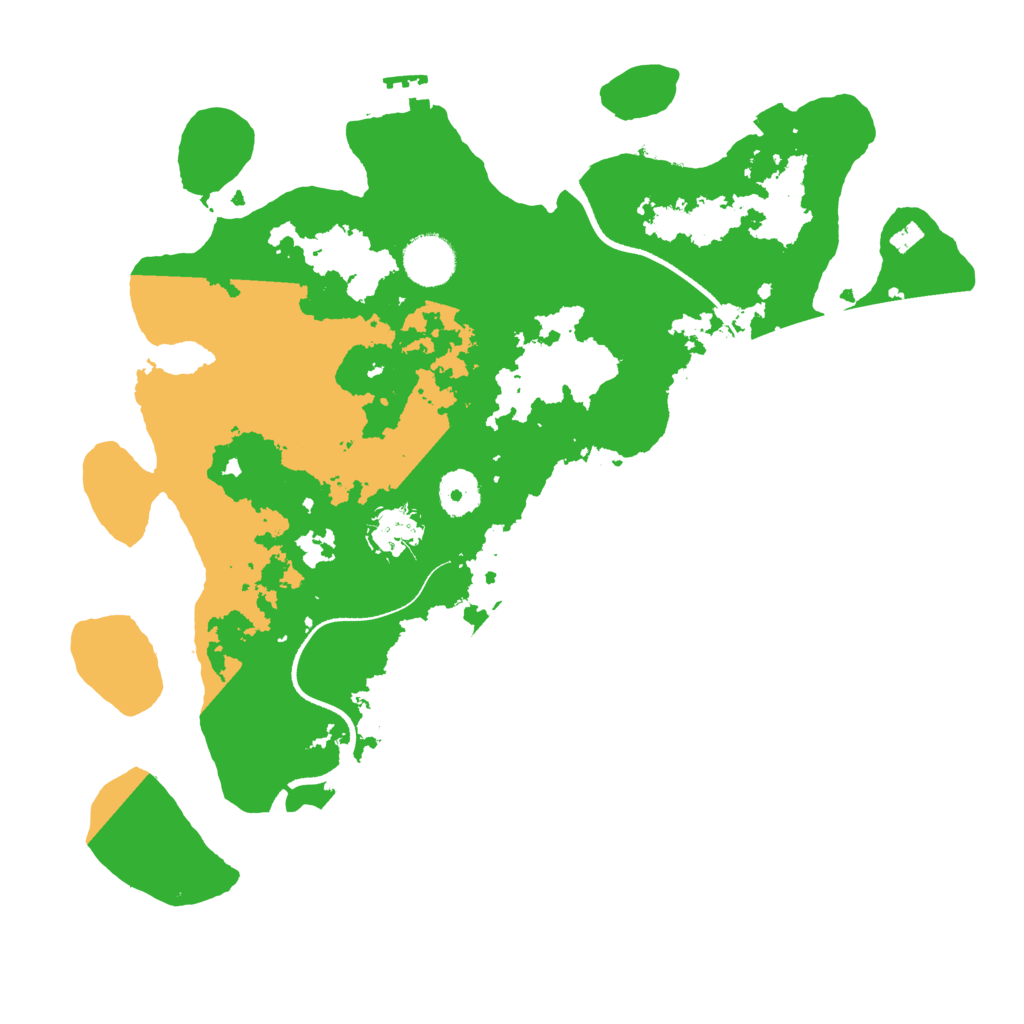 Biome Rust Map: Procedural Map, Size: 3500, Seed: 1404394193