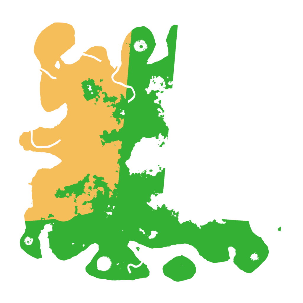 Biome Rust Map: Procedural Map, Size: 3700, Seed: 17804