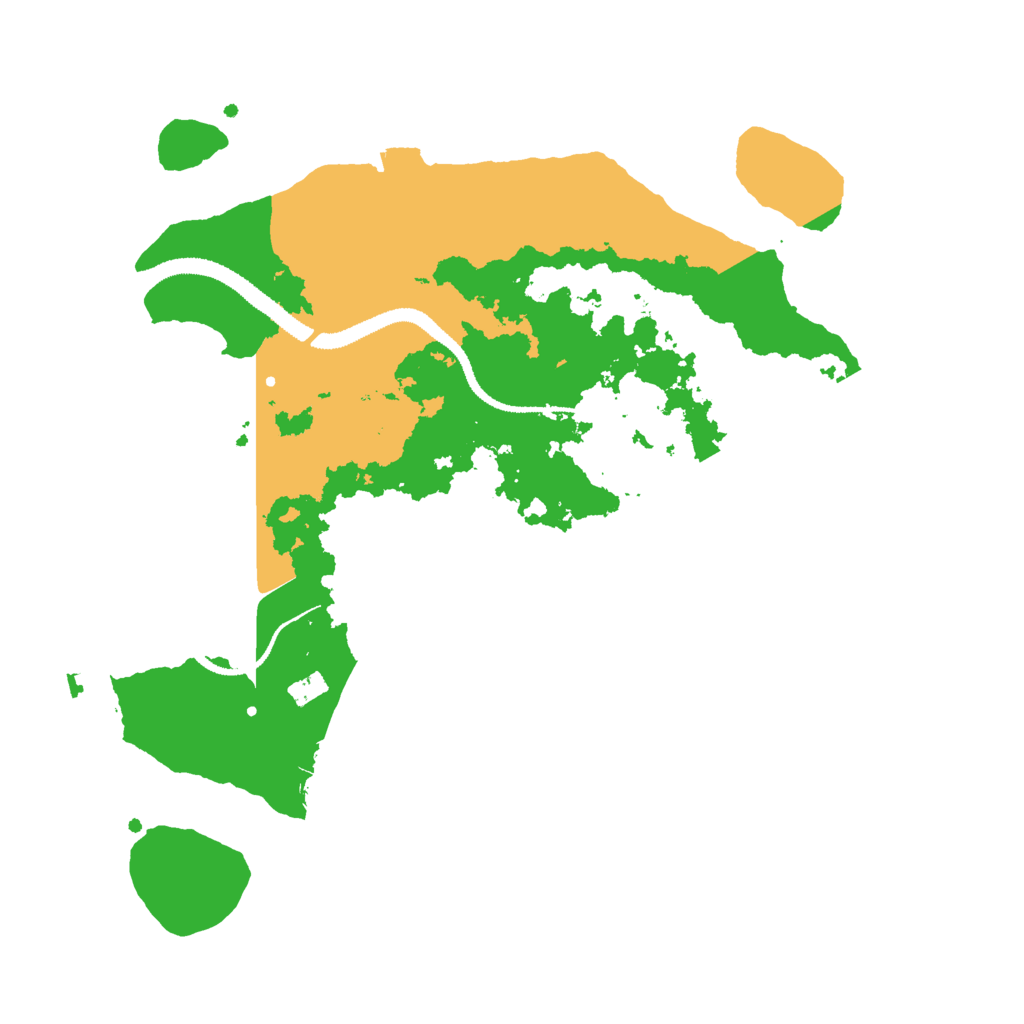 Biome Rust Map: Procedural Map, Size: 3000, Seed: 578655966