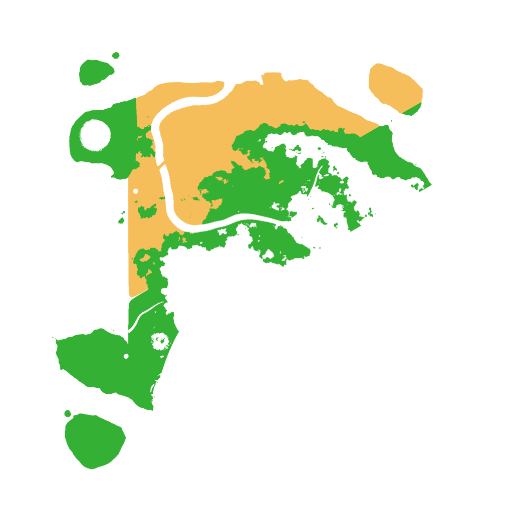 Biome Rust Map: Procedural Map, Size: 3000, Seed: 578655966