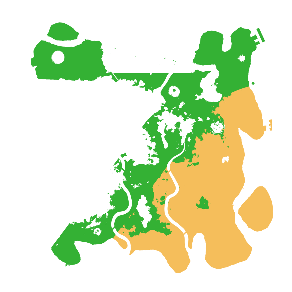 Biome Rust Map: Procedural Map, Size: 4000, Seed: 6664200