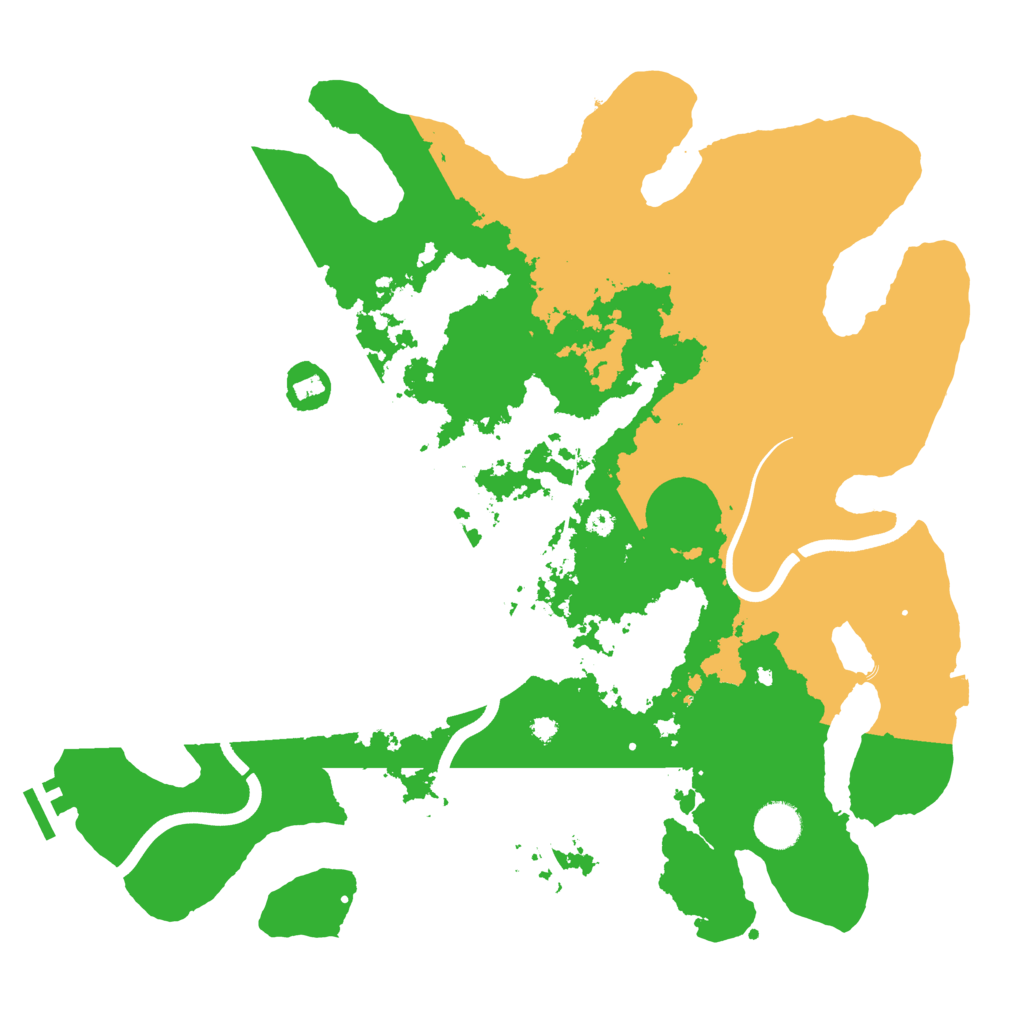Biome Rust Map: Procedural Map, Size: 3850, Seed: 212915993