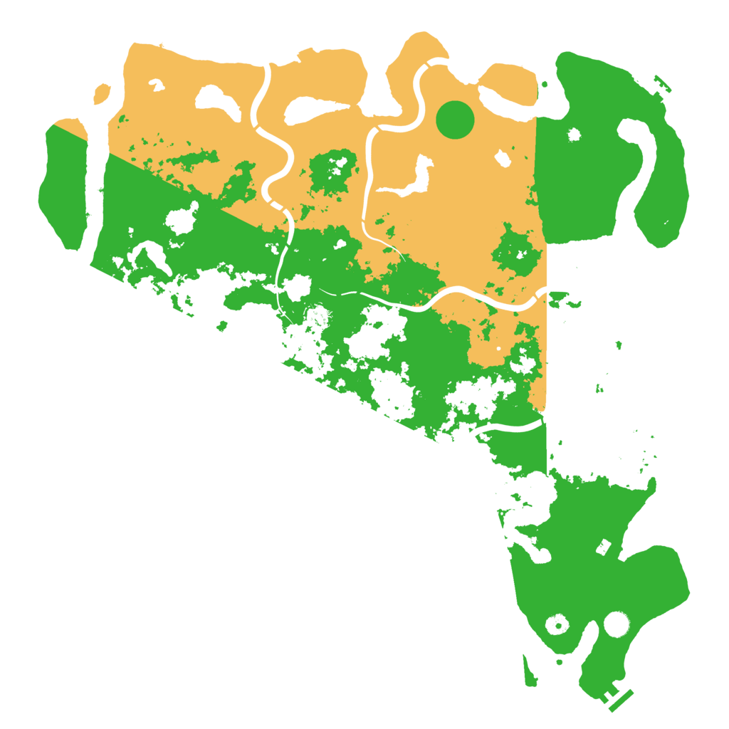 Biome Rust Map: Procedural Map, Size: 5000, Seed: 38235959