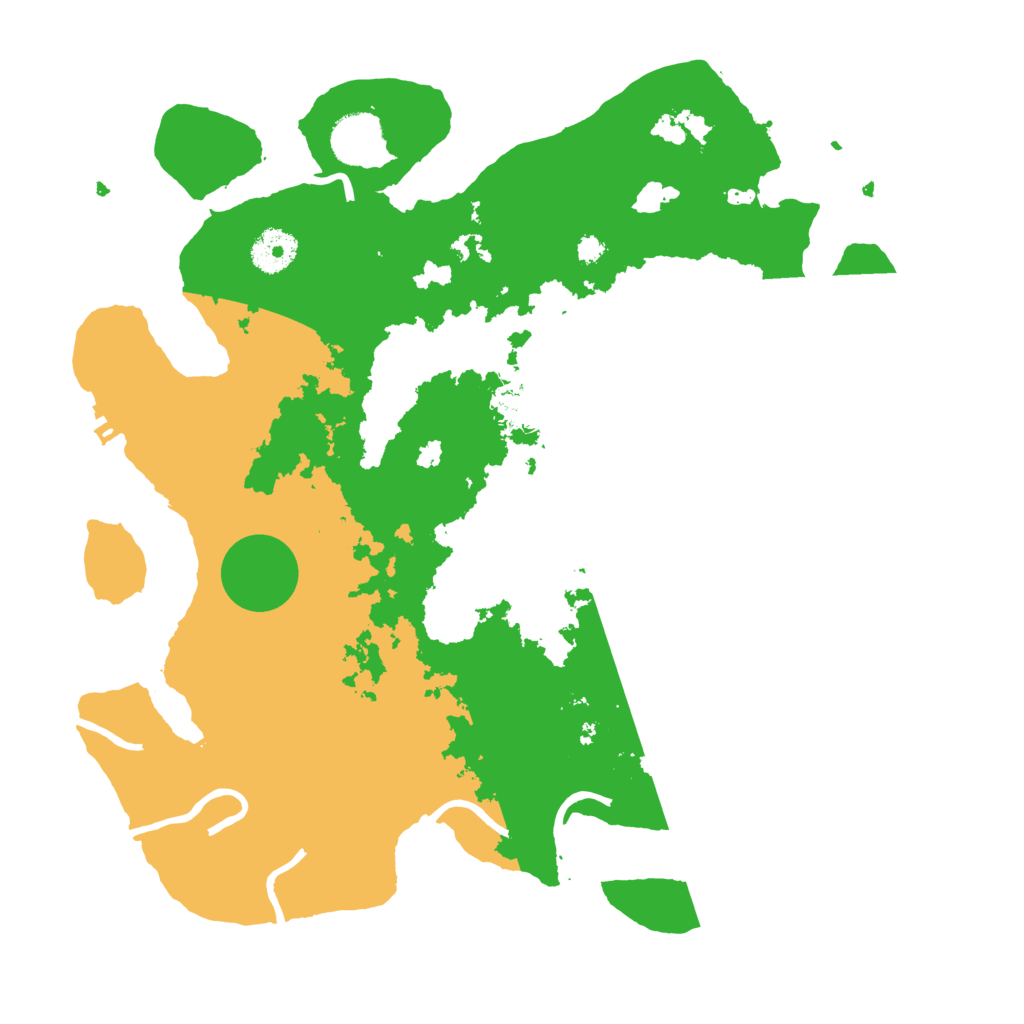Biome Rust Map: Procedural Map, Size: 3500, Seed: 590