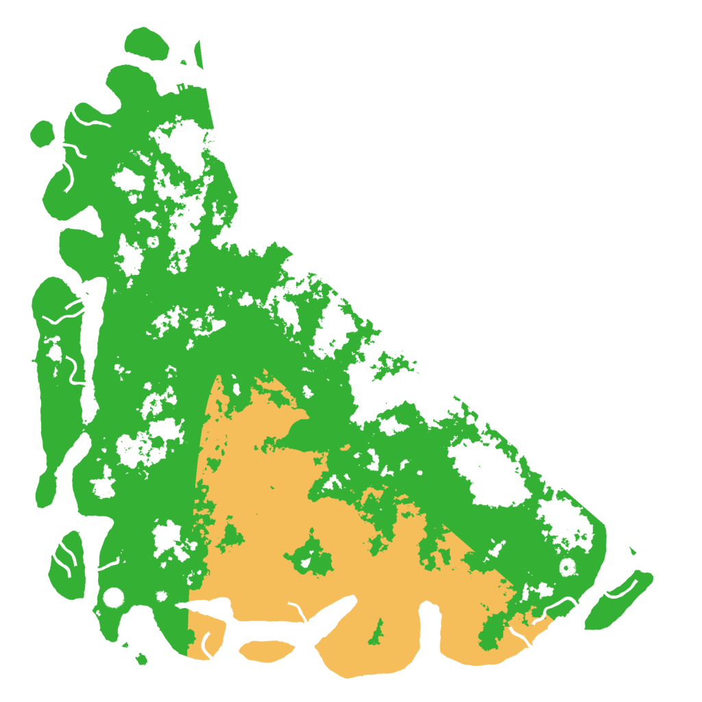 Biome Rust Map: Procedural Map, Size: 6000, Seed: 1806720871