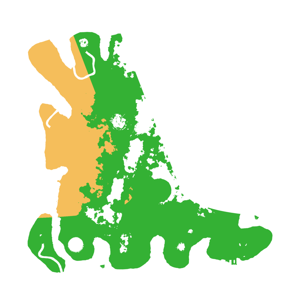 Biome Rust Map: Procedural Map, Size: 3500, Seed: 1371398871