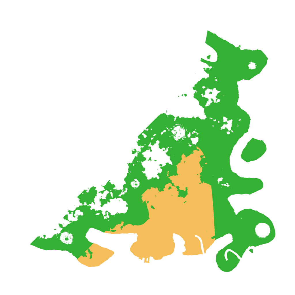 Biome Rust Map: Procedural Map, Size: 3500, Seed: 816646093
