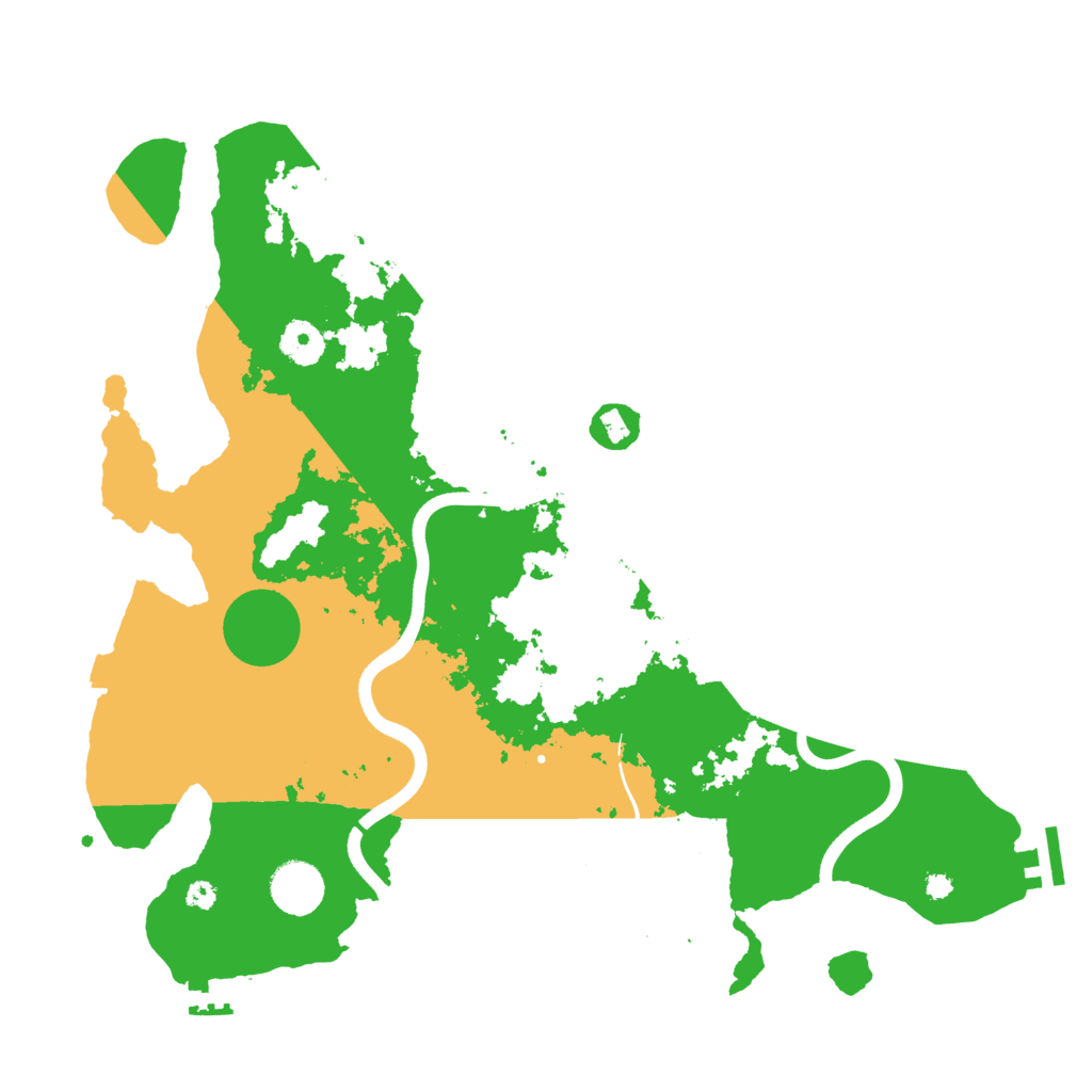 Biome Rust Map: Procedural Map, Size: 3750, Seed: 2081186007