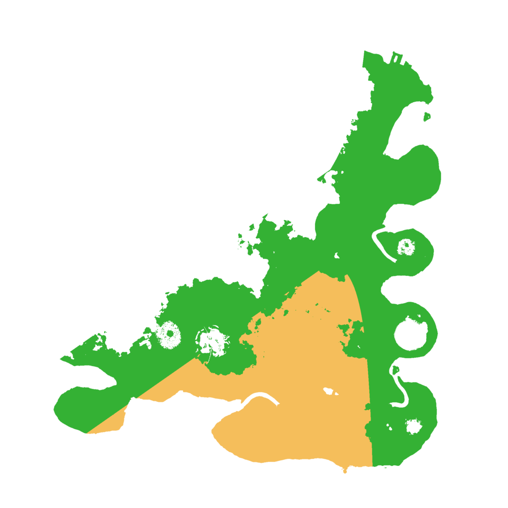 Biome Rust Map: Procedural Map, Size: 3000, Seed: 58974158
