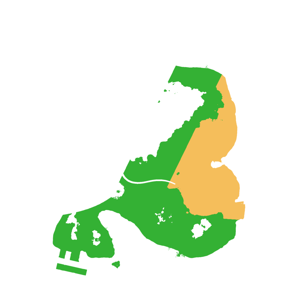 Biome Rust Map: Procedural Map, Size: 2000, Seed: 37002481