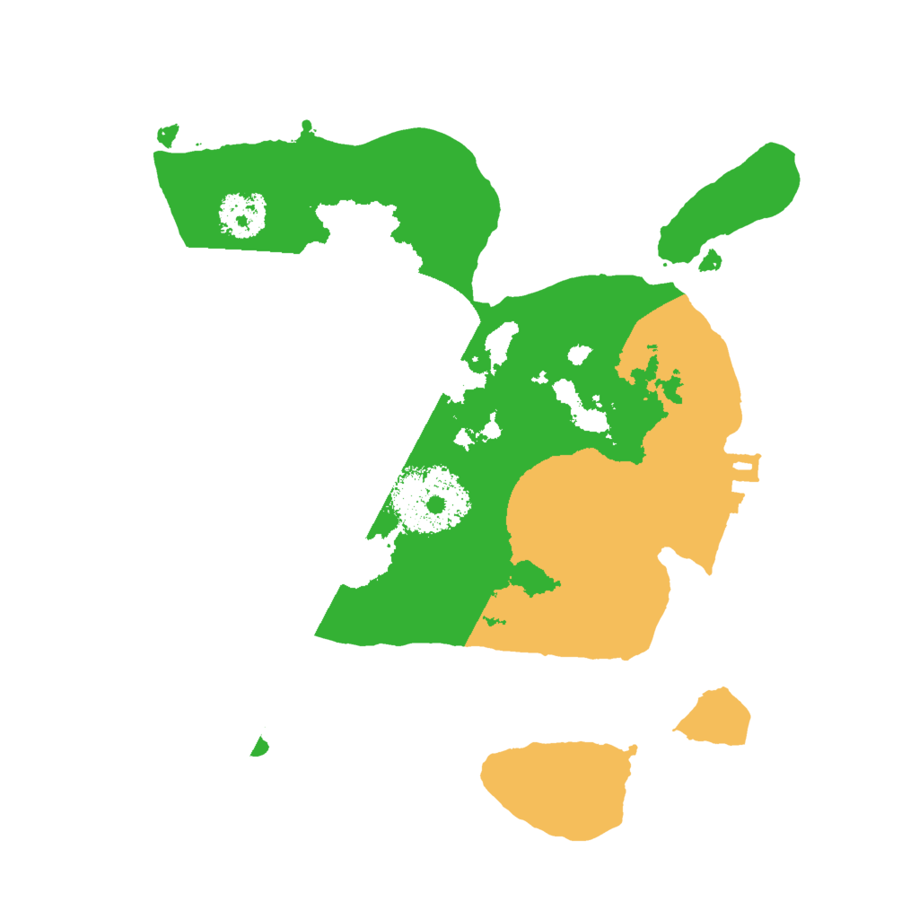 Biome Rust Map: Procedural Map, Size: 2000, Seed: 13344