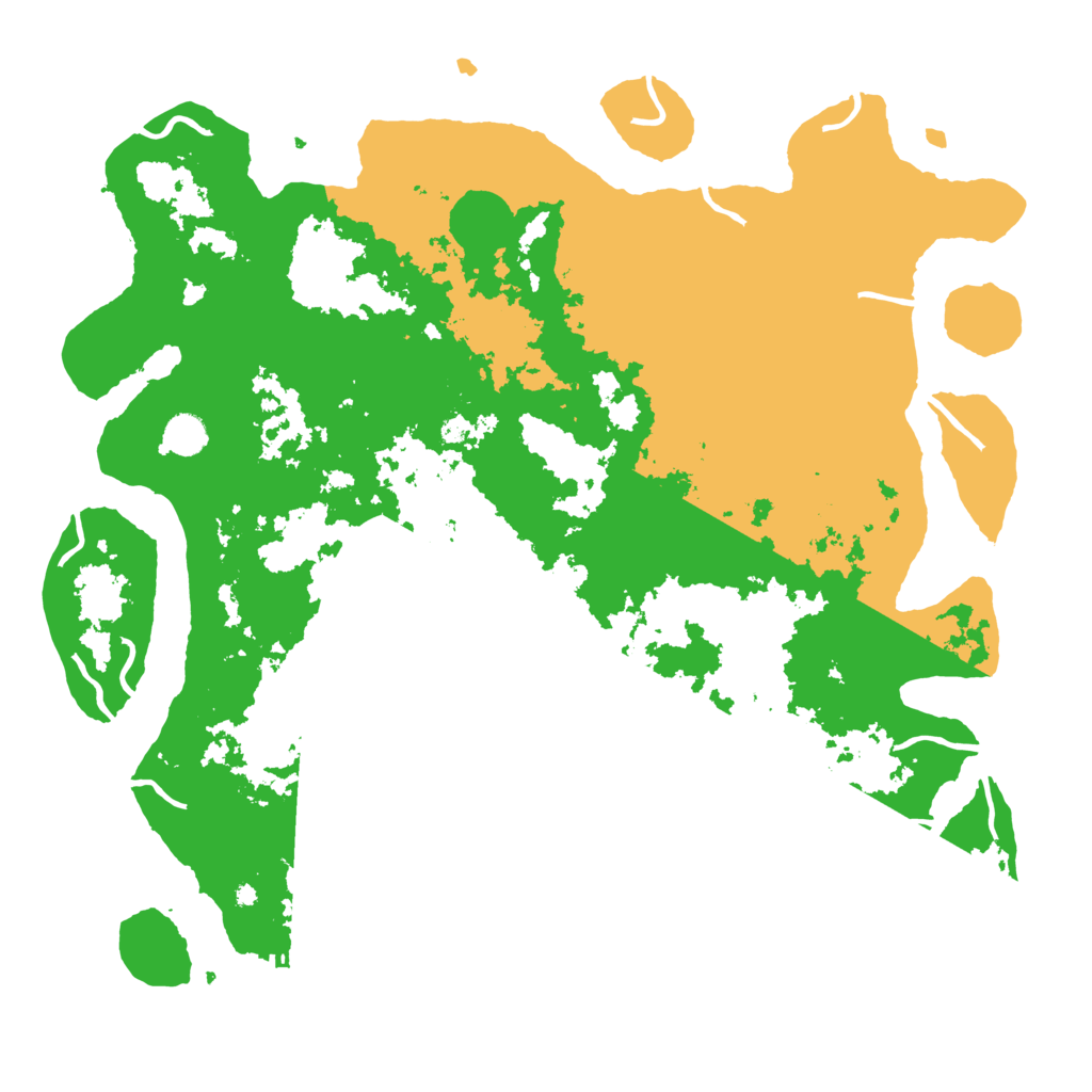 Biome Rust Map: Procedural Map, Size: 4600, Seed: 446158