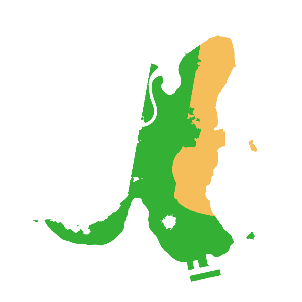 Biome Rust Map: Procedural Map, Size: 2000, Seed: 1281493874