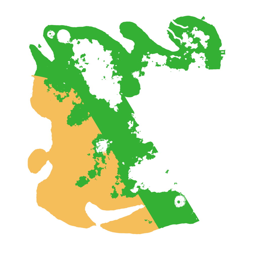 Biome Rust Map: Procedural Map, Size: 3500, Seed: 1457526201