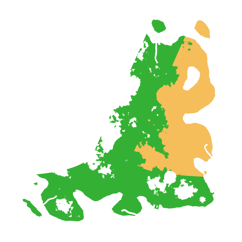Biome Rust Map: Procedural Map, Size: 3600, Seed: 84052455