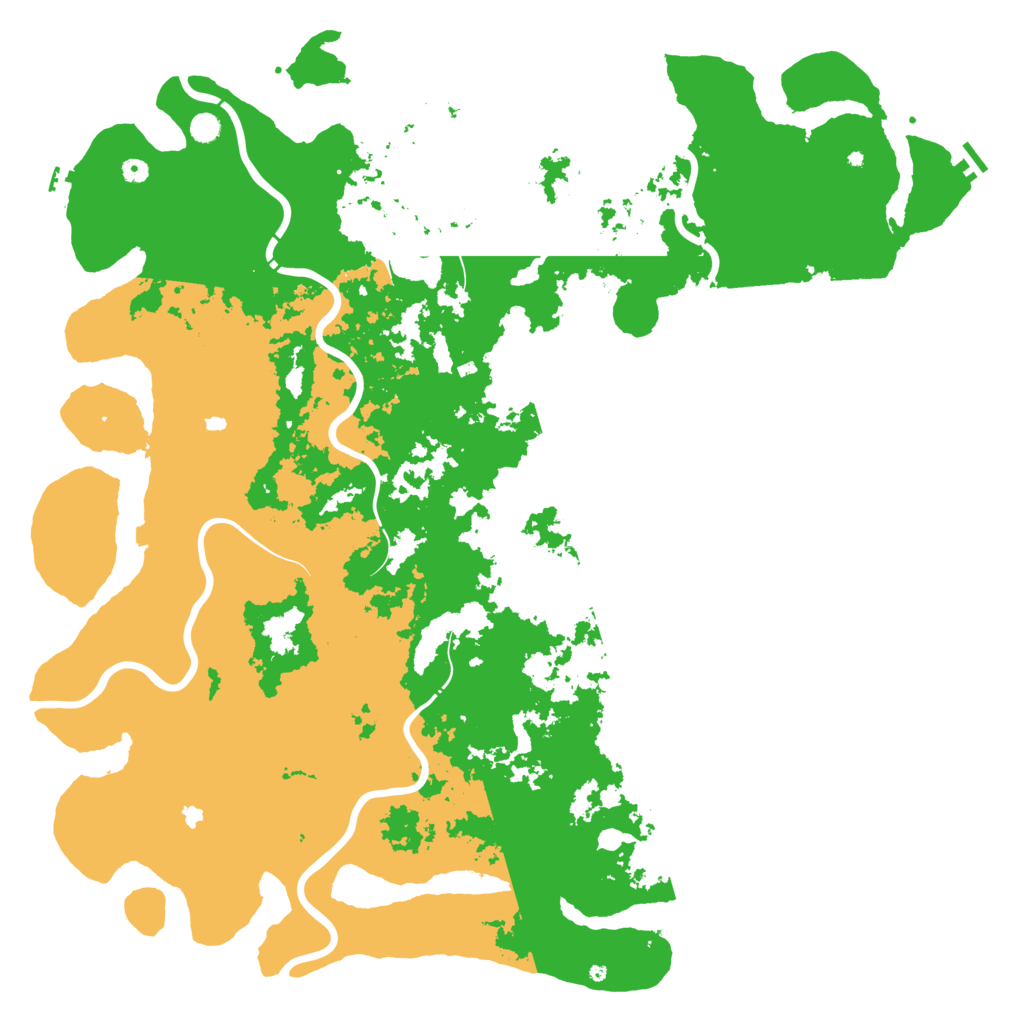 Biome Rust Map: Procedural Map, Size: 6000, Seed: 1857693861