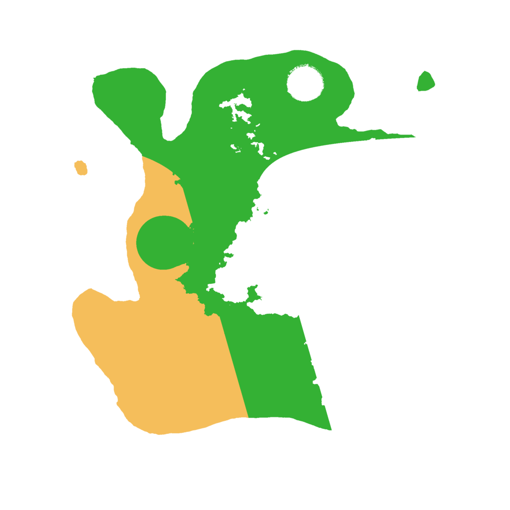 Biome Rust Map: Barren, Size: 2500, Seed: 49